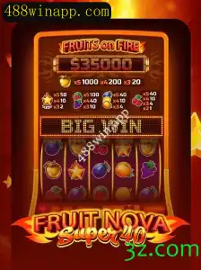 Experiência de Jogo com FruitNovaSuper40 na 488win.app